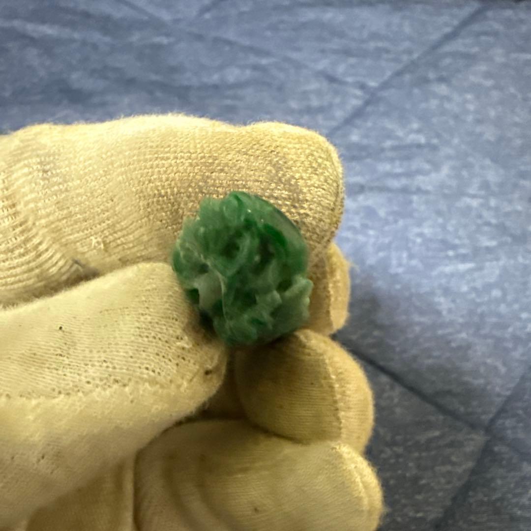 翡翠鏤空雕刻 アクセサリー