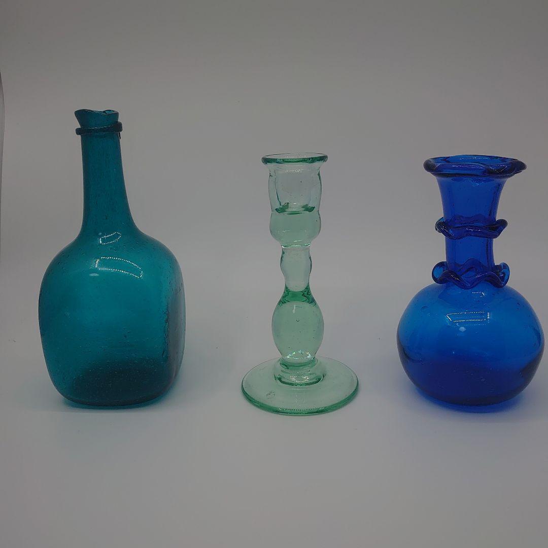 倉敷ガラス】小谷眞三作 吹きガラス3点 - メルカリ