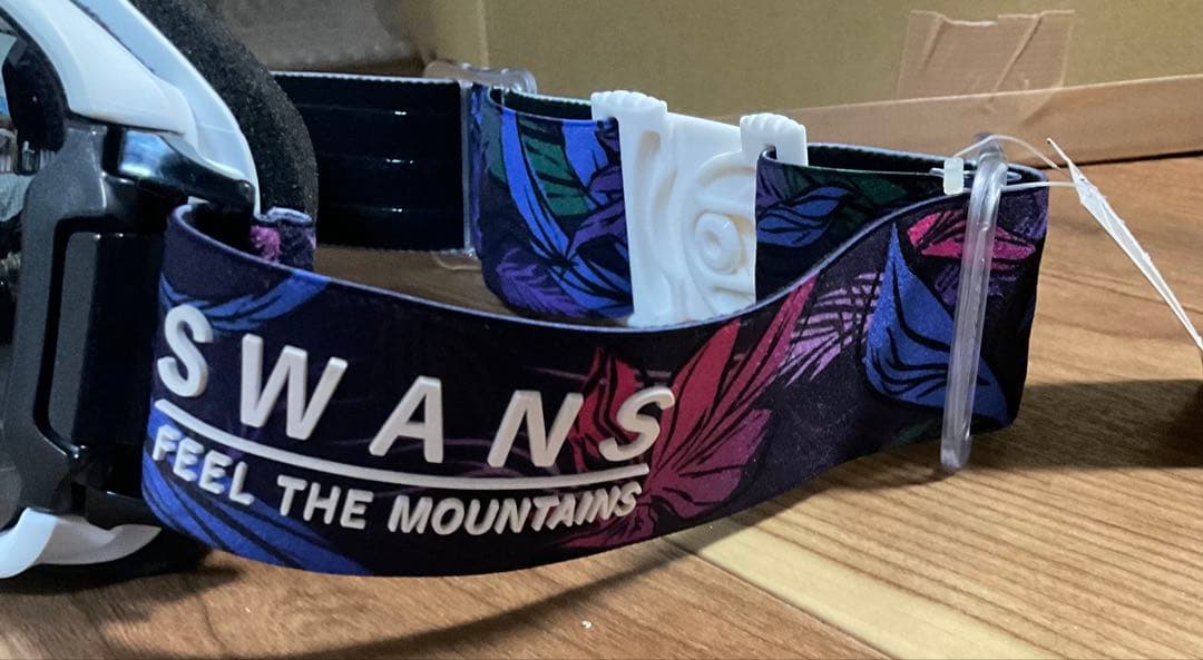 SWANSスノーゴーグル RIDGELINE MDH CU 白（レンズ以外新品）