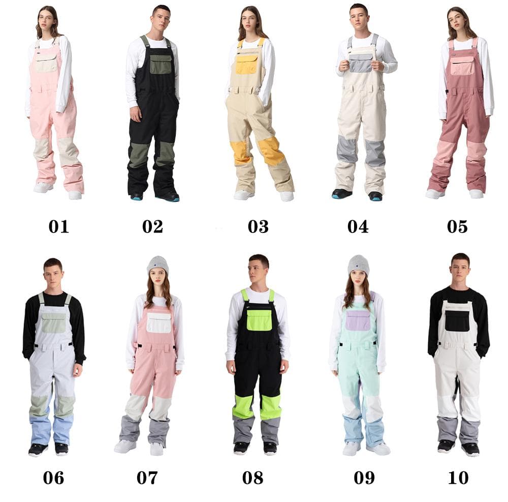 【当日発送】【新品】スノボ ウェア ビブパンツ メンズ レディース　 06 M