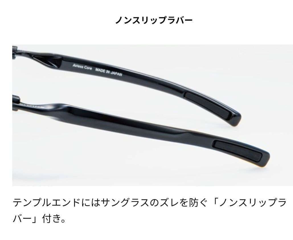 【新品未使用】スワンズ　エアレスコア　偏光サングラス　黒