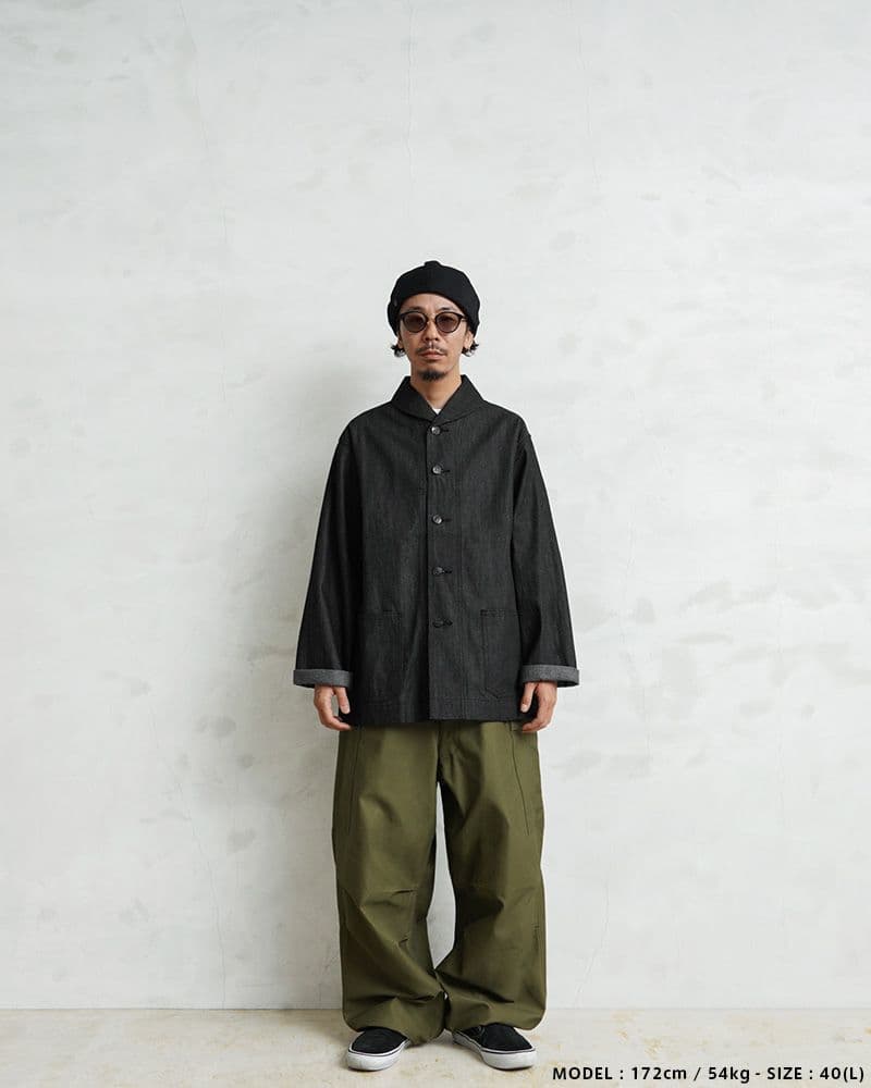 WAIPER U.S.NAVY M43 デニム ショールカラー ジャケット