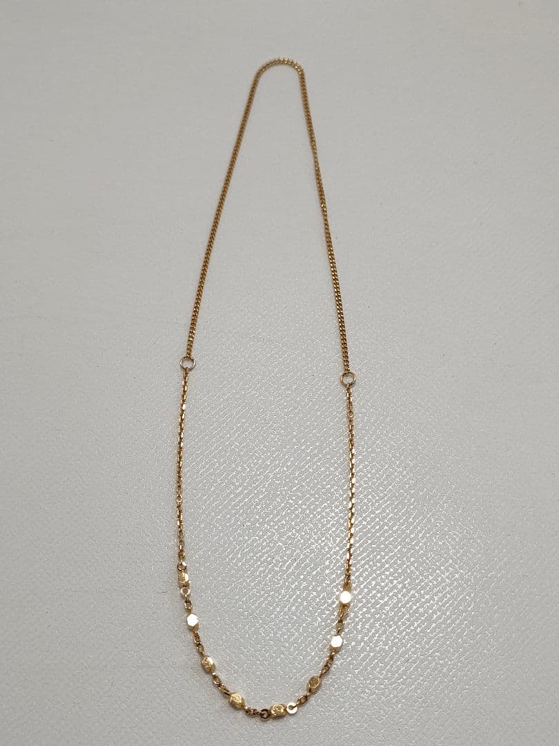 アンクレット K18 2.3g 18金 ゴールド リング チェーン 検査済み