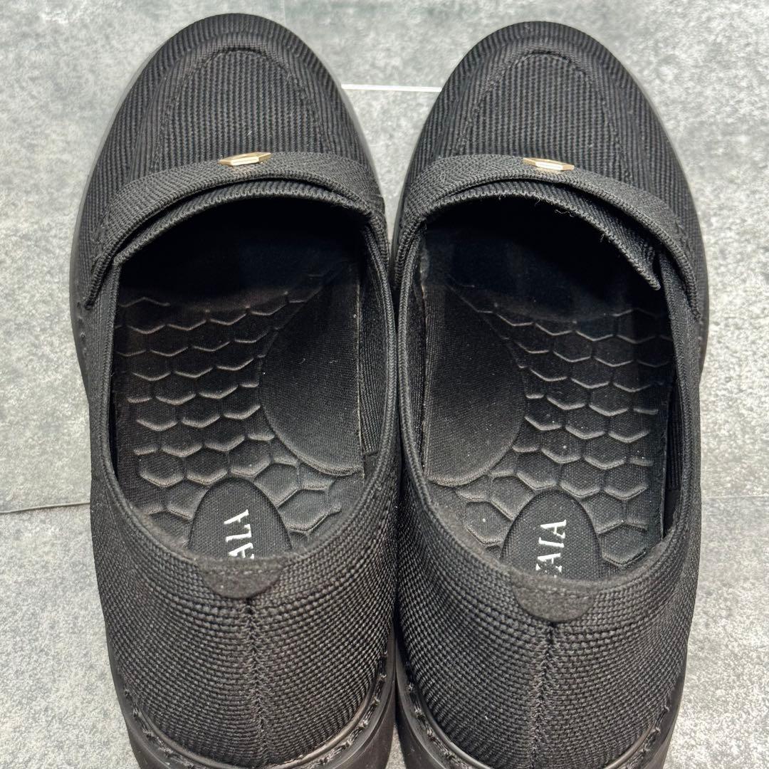 極美品✨VIVAIA アーモンドトゥ ペニー ブラック ローファー 24.5cm