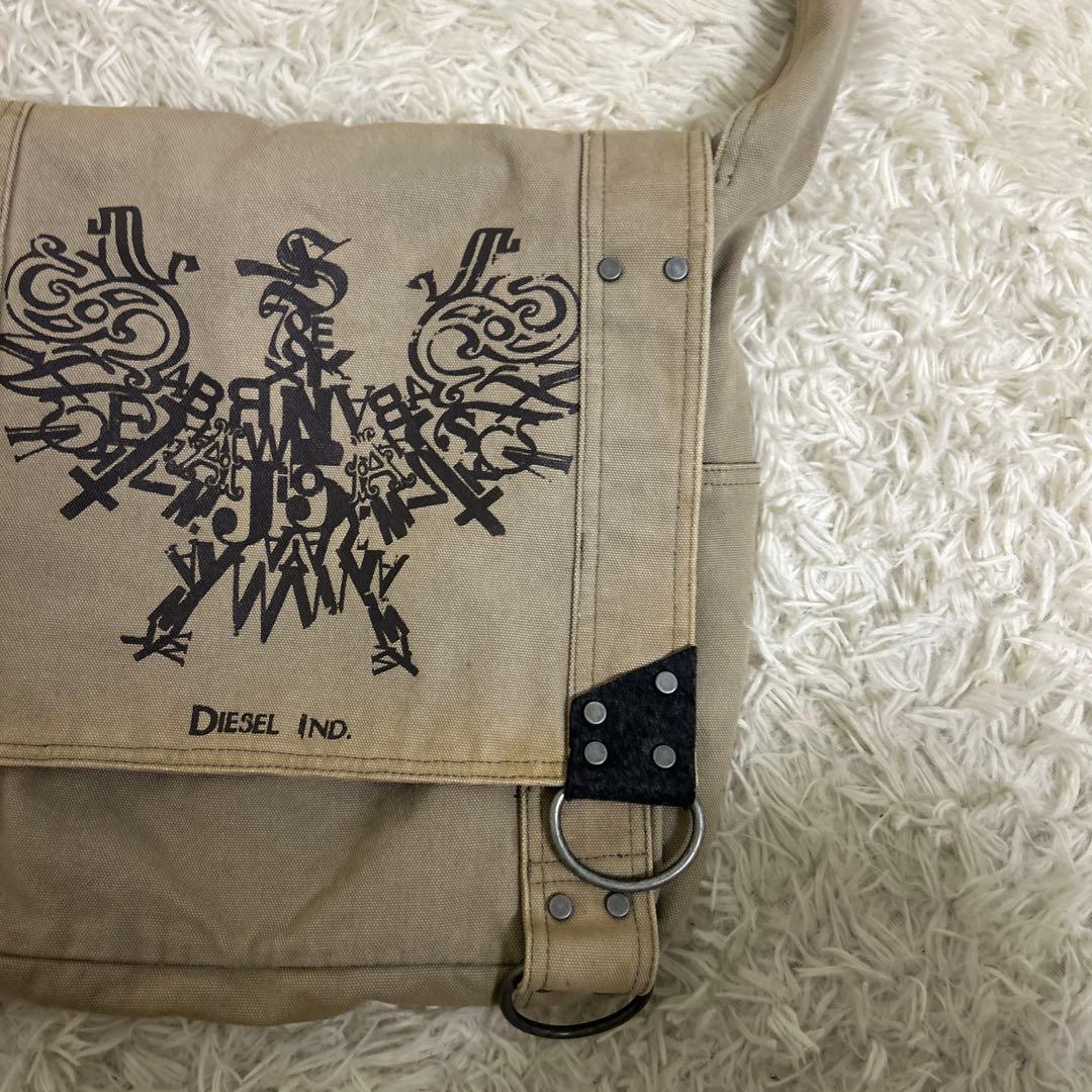 【希少】y2k フェアリーグランジ　DIESELディーゼル　メッセンジャーバッグ