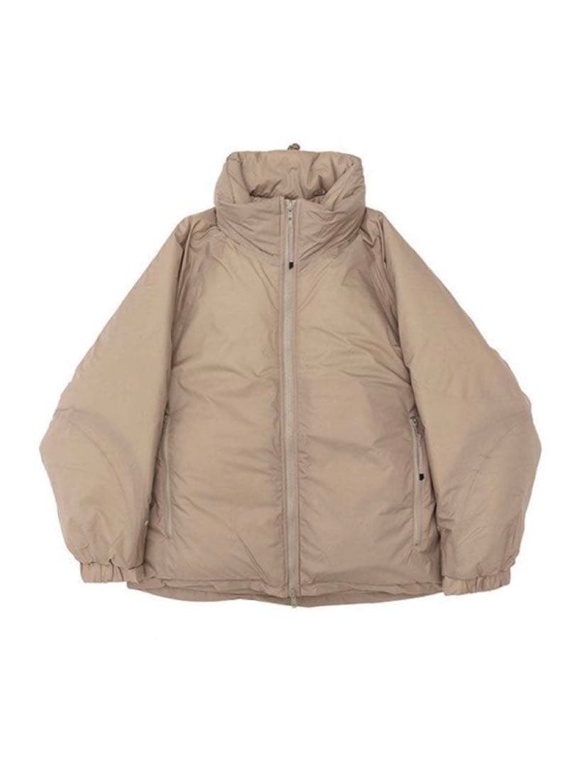 HYKE PERTEX PUFF JACKET サイズ5 サンド - メルカリ