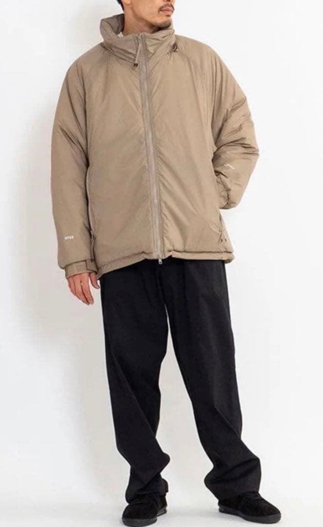 HYKE PERTEX PUFF JACKET サイズ5 サンド - メルカリ