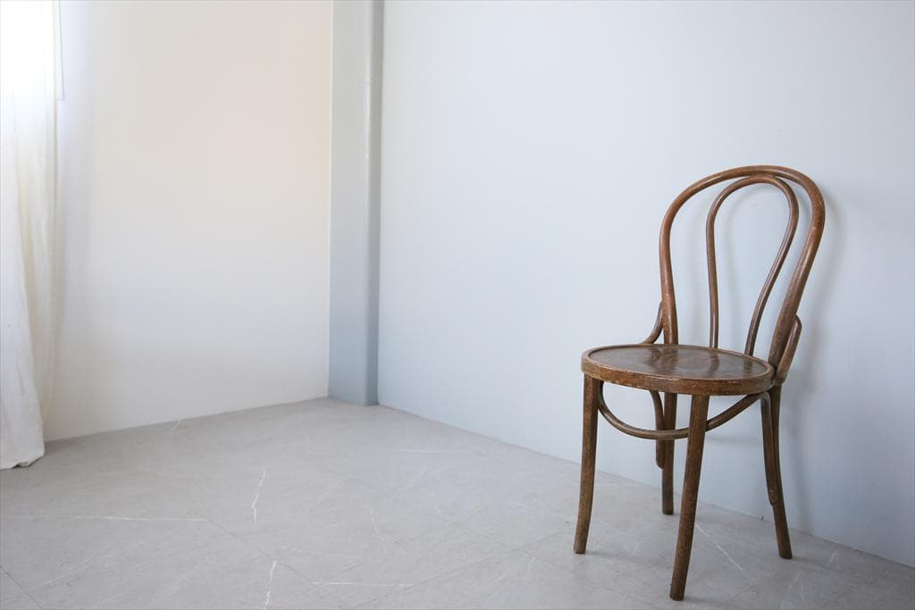 フランスアンティーク木製ベントウッドチェア/ダイニングイス/椅子(92-64)