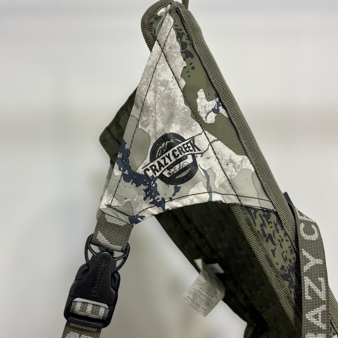 Crazy Creek カモフラージュ X7 オリジナル アウトドアチェア