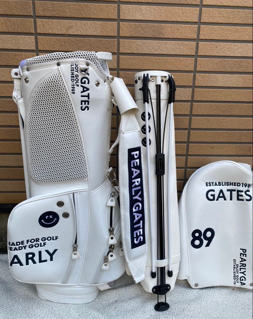 PEARLY GATES スタンド式キャディバッグ&ラウンドバッグセット