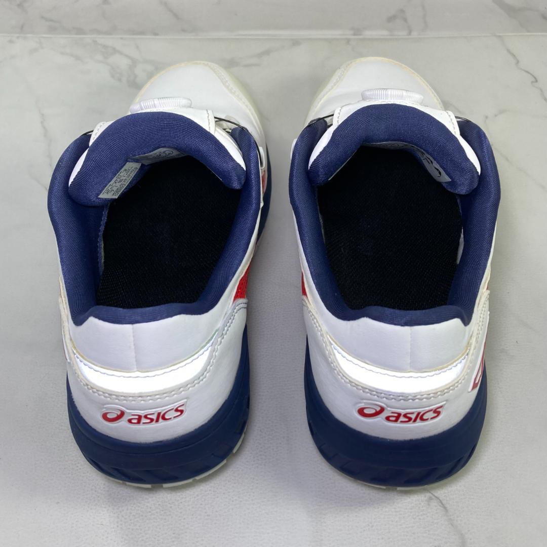 【極美品】asics BOA 安全靴 1273A029 25.5㎝ 白/紺/赤