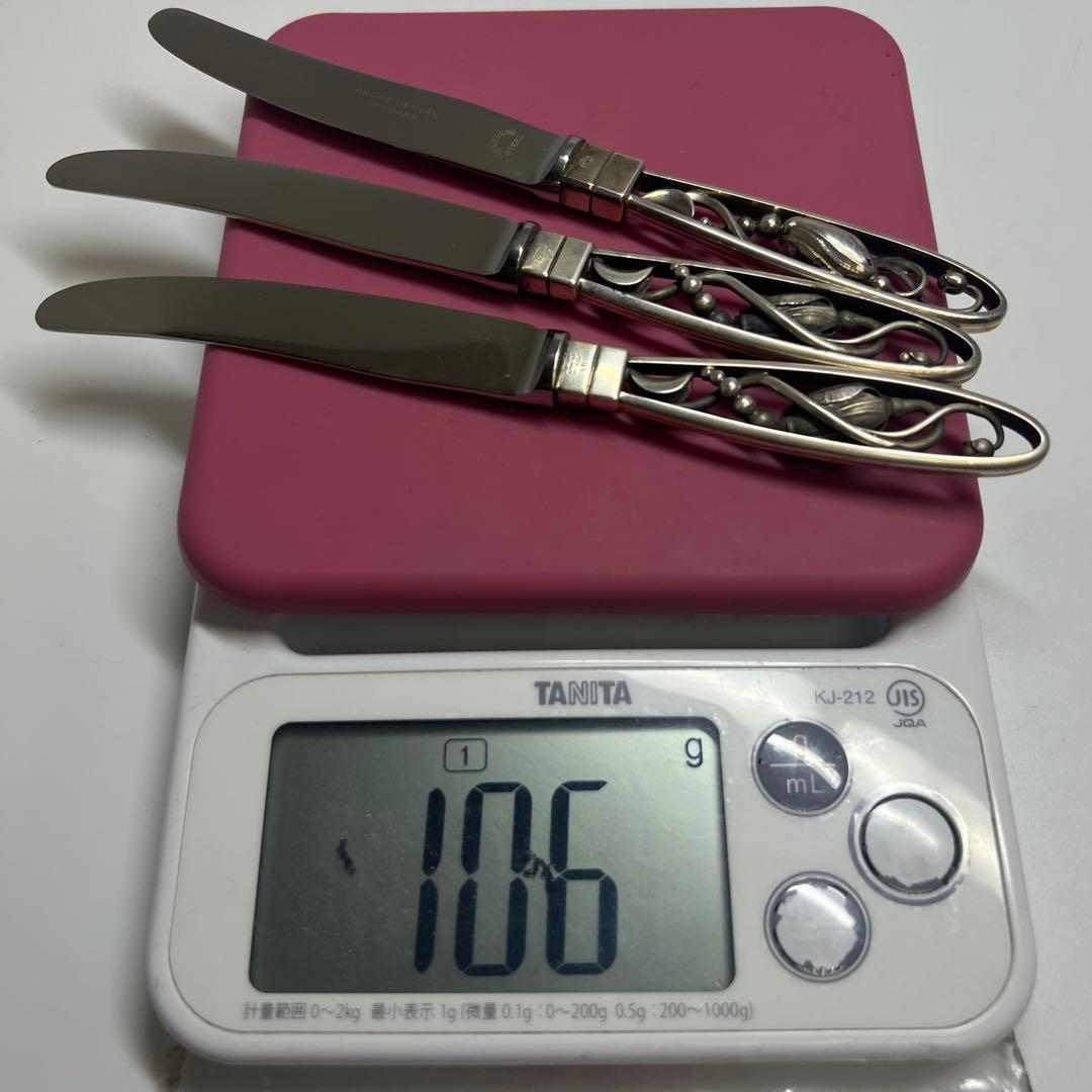 Poジョージジェンセンブロッサム　sterling925 デザートナイ3本