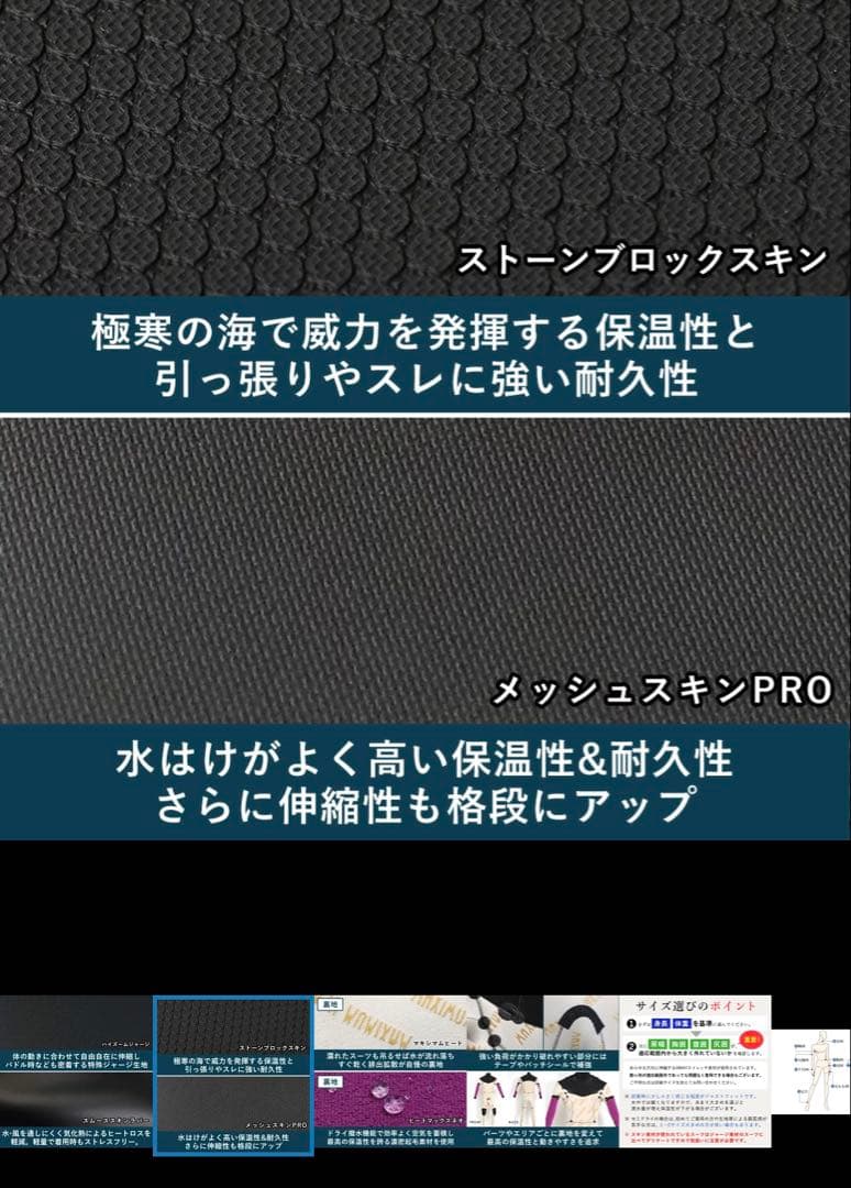 FELLOW フルスーツ セミドライ Sサイズ 5x3mm