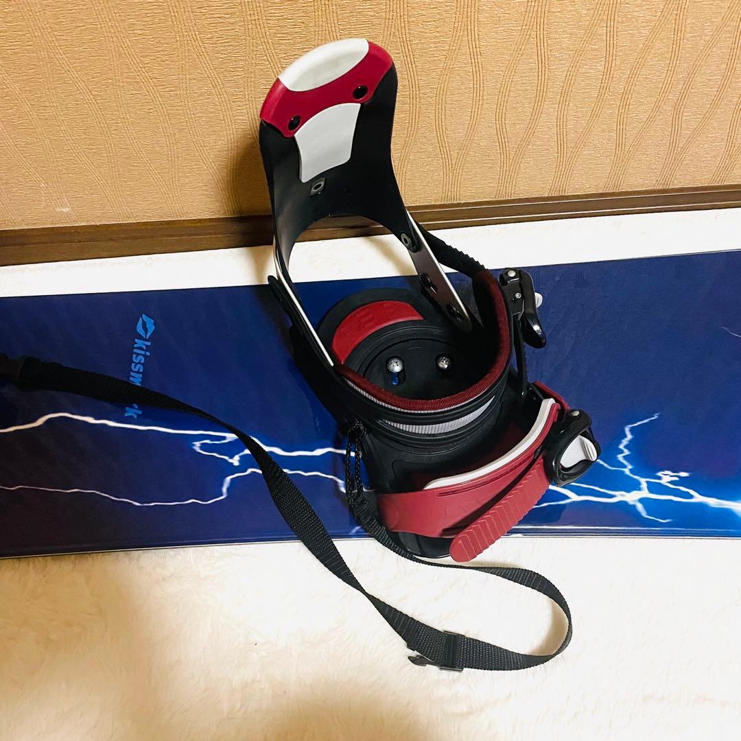 早い者勝ち kissmark スノーボードビンディングセット 142cm M/L