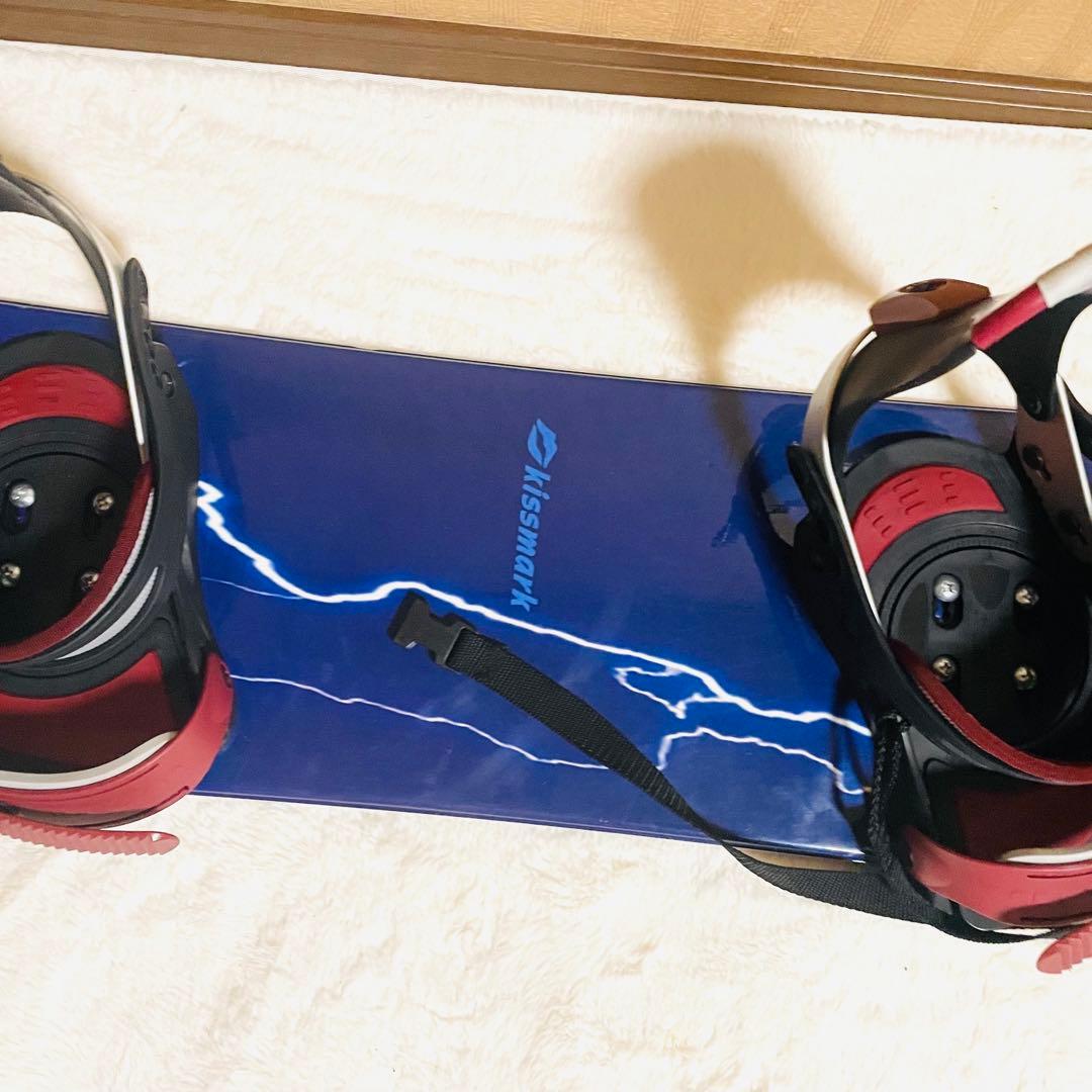 早い者勝ち kissmark スノーボードビンディングセット 142cm M/L