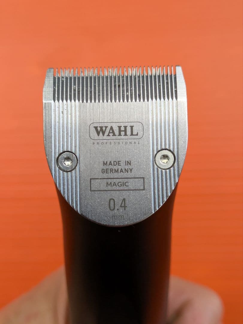 [中古再生品]WAHLクロミニ充電器セット 未使用刃　トリマーバリカン