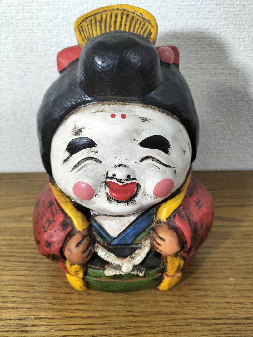 蚊取り線香入れ お福さん / 磁器 / 蚊取り線香ホルダー　最終値下げ