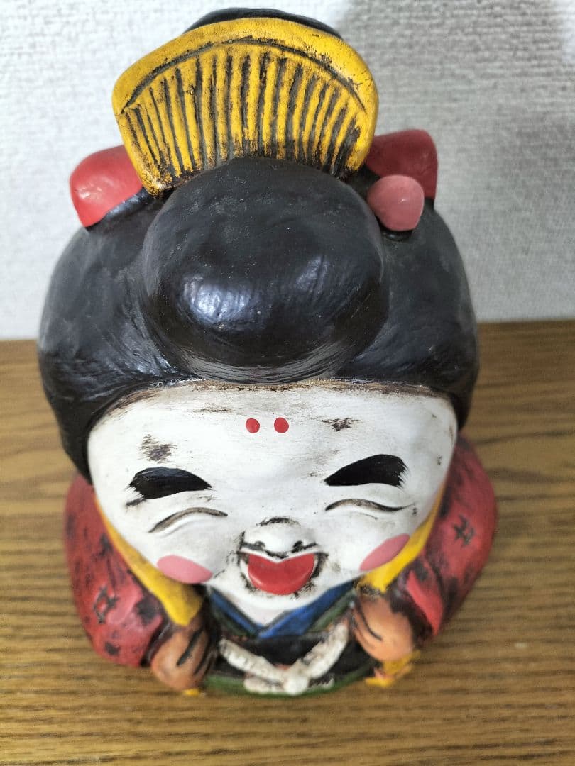 蚊取り線香入れ お福さん / 磁器 / 蚊取り線香ホルダー　最終値下げ