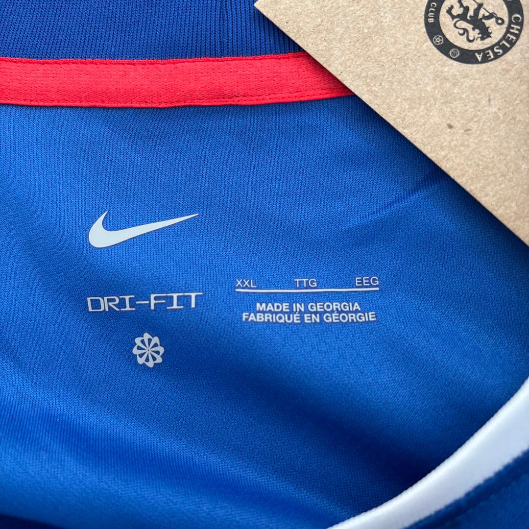 新品未使用タグ付き正規品チェルシー25-26 ホームユニフォーム長袖2XLサイズ