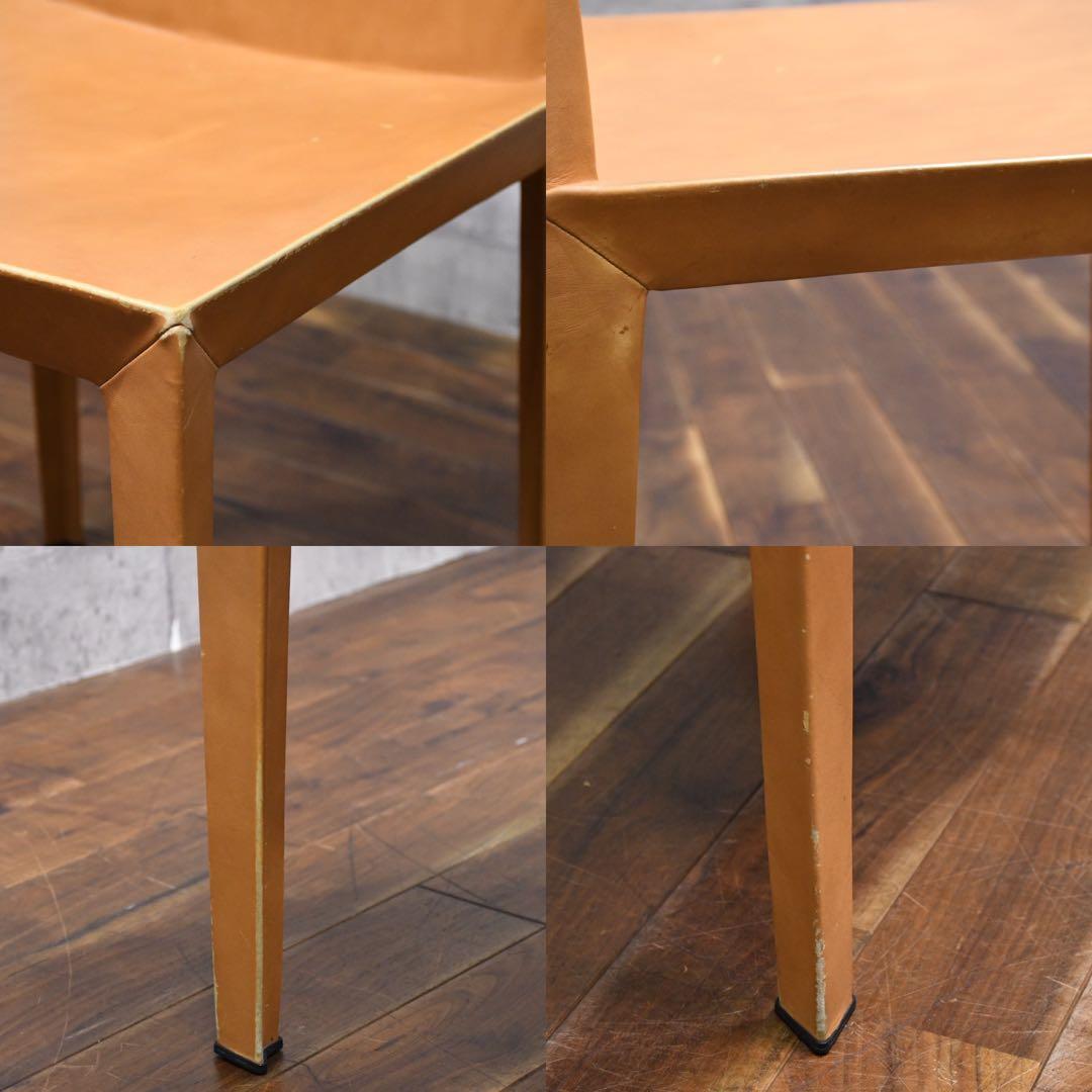 EEK128 ポルトローナフラウ ローラ ダイニングチェア レザー/総本革張り