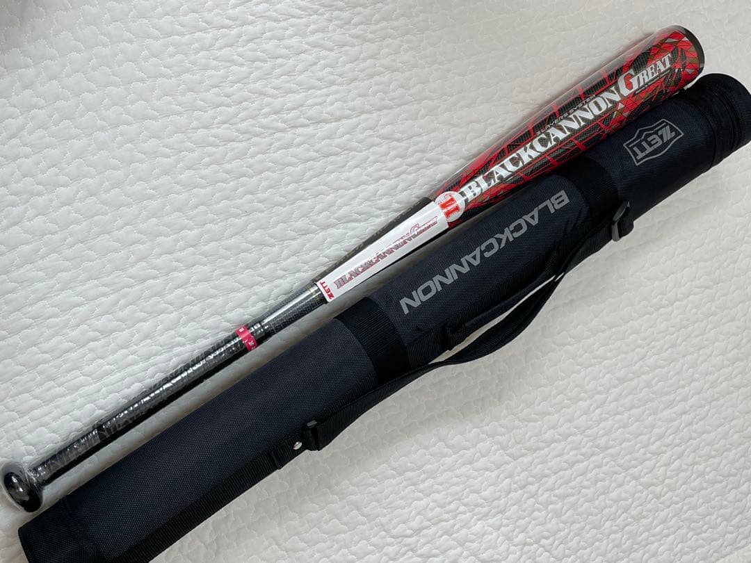 ZETT 一般軟式用バット ブラックキャノングレート BCT35084 84cm