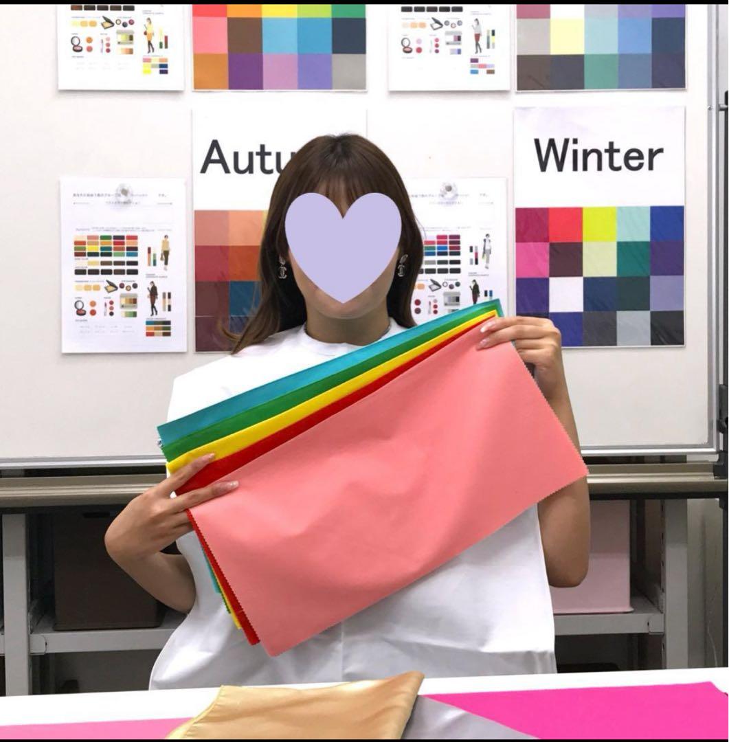 新品「パーソナルカラー診断用」カラードレープセット 64色 高級綿ブロード使用