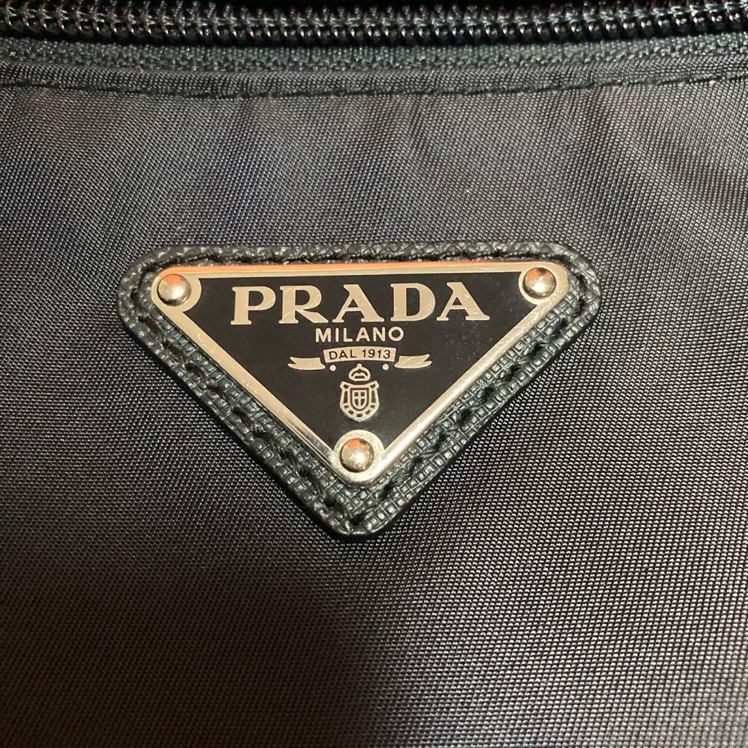 最終値下！PRADA ネイビー ショルダーバッグ 保証書付
