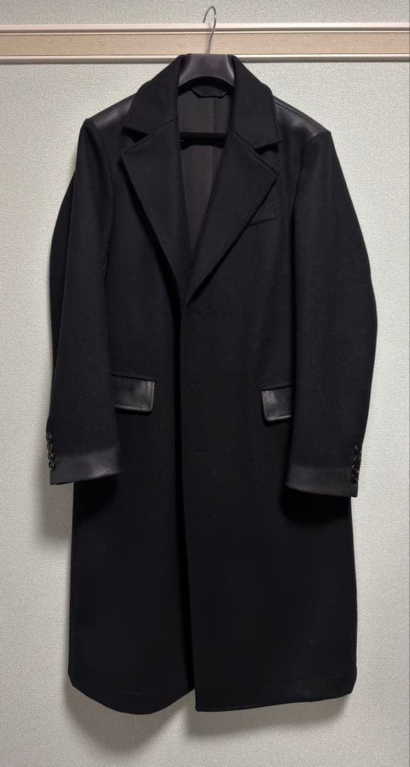 DIESEL ブラック チェスターコート　ロングコート