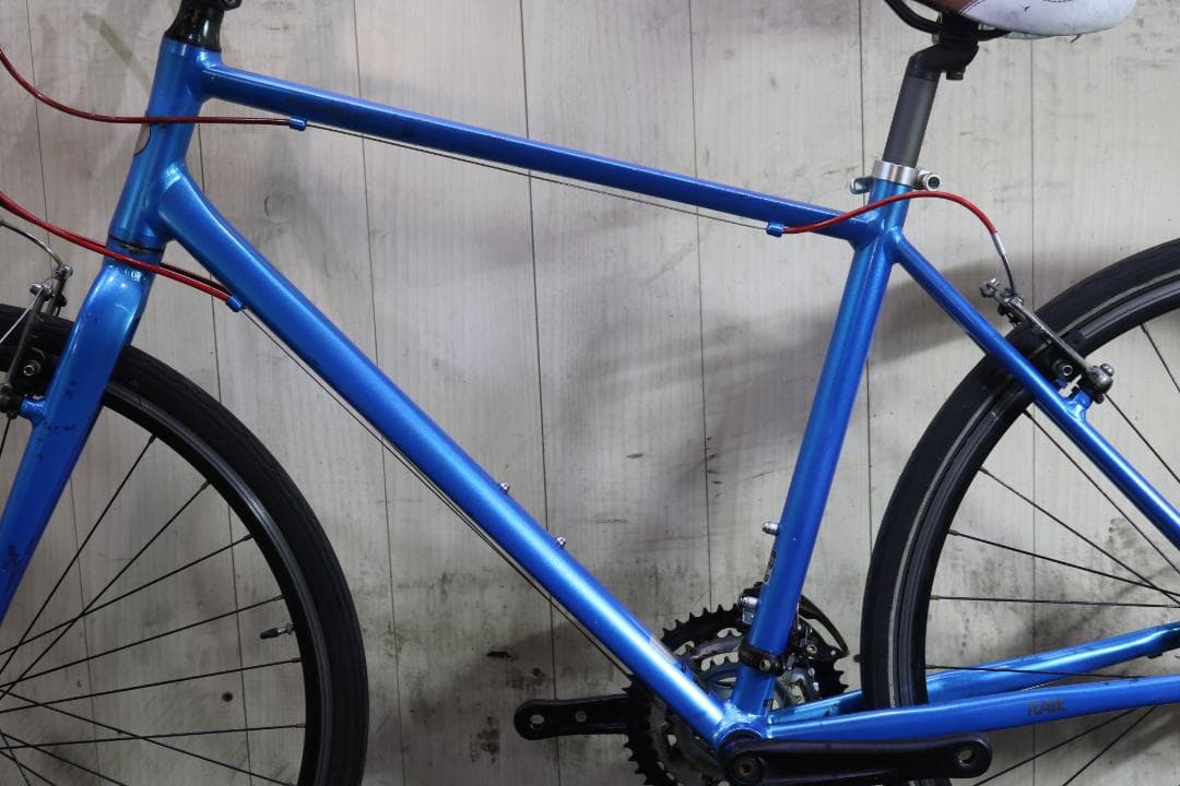コーダーブルーム rail 700C アルミ 24速 480mm クロスBLUE