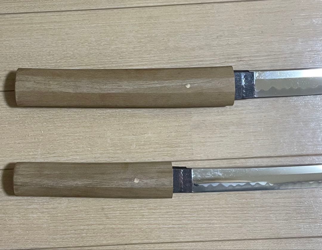 模造刀　居合刀　白鞘　太刀　脇差　武具　y31