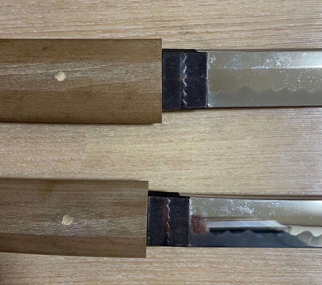 模造刀　居合刀　白鞘　太刀　脇差　武具　y31