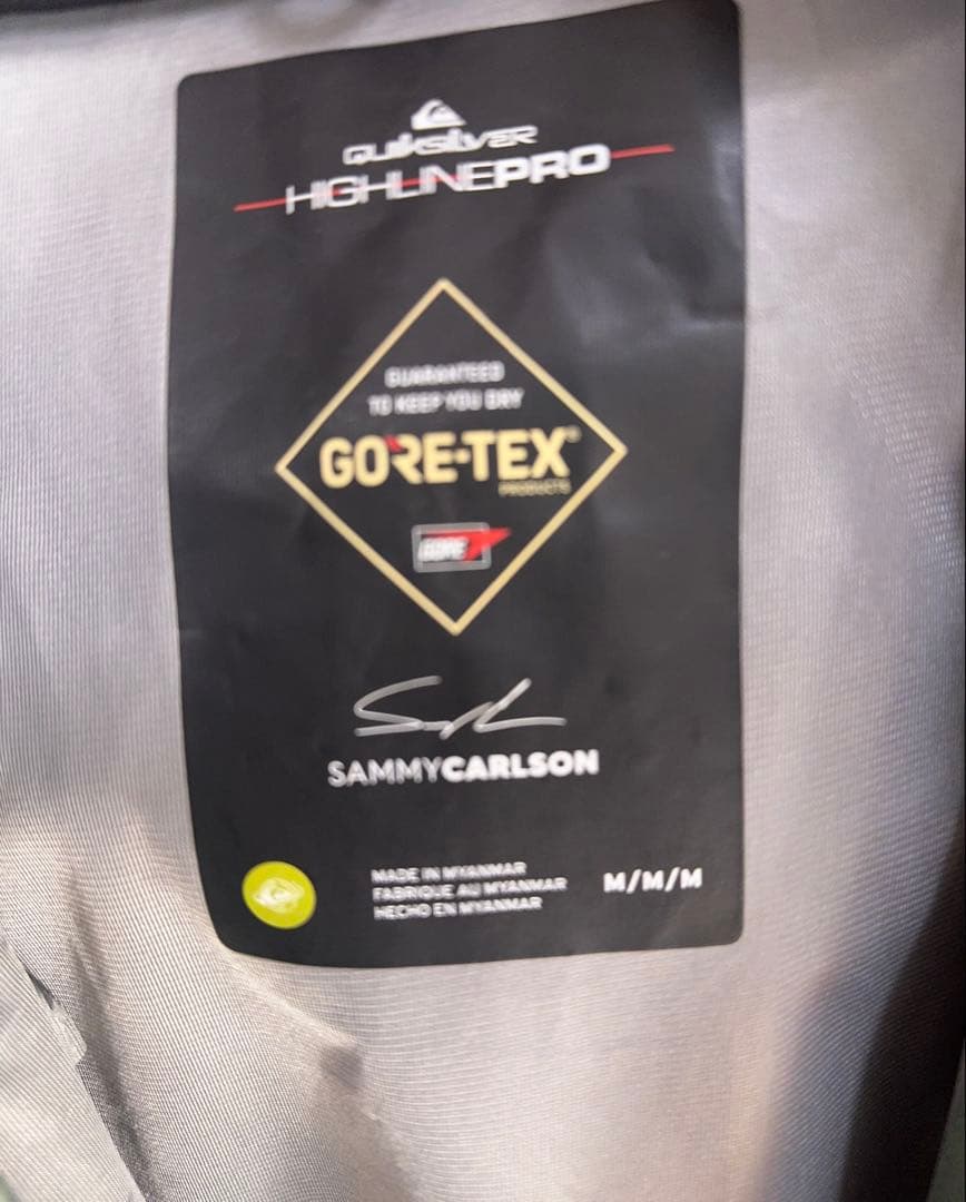 '24クイックシルバーHIGHLINE PRO サミーカールソンGORE-TEX