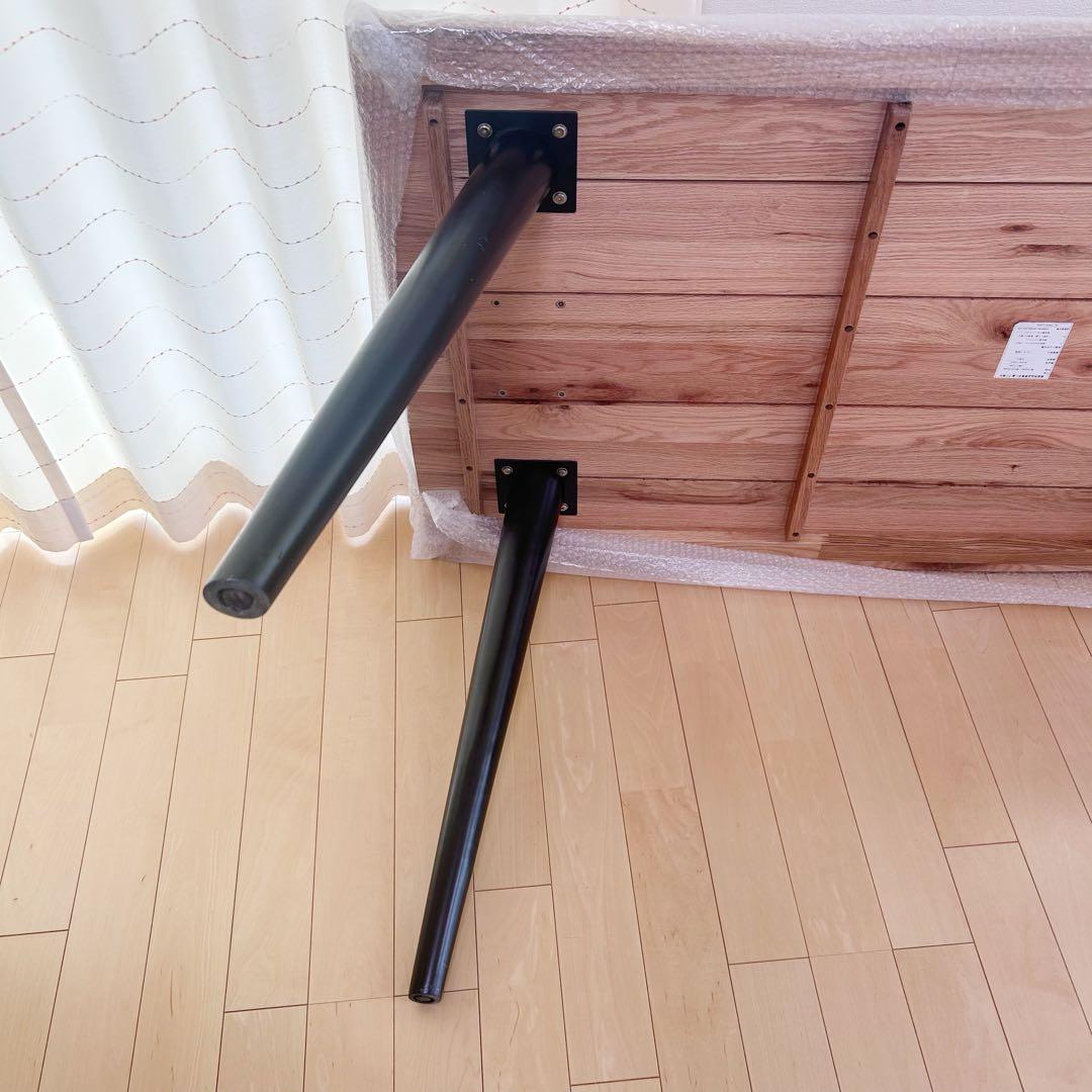 天然木ダイニングテーブル　JEUDHI SANKANJAPAN 幅160 耳付き