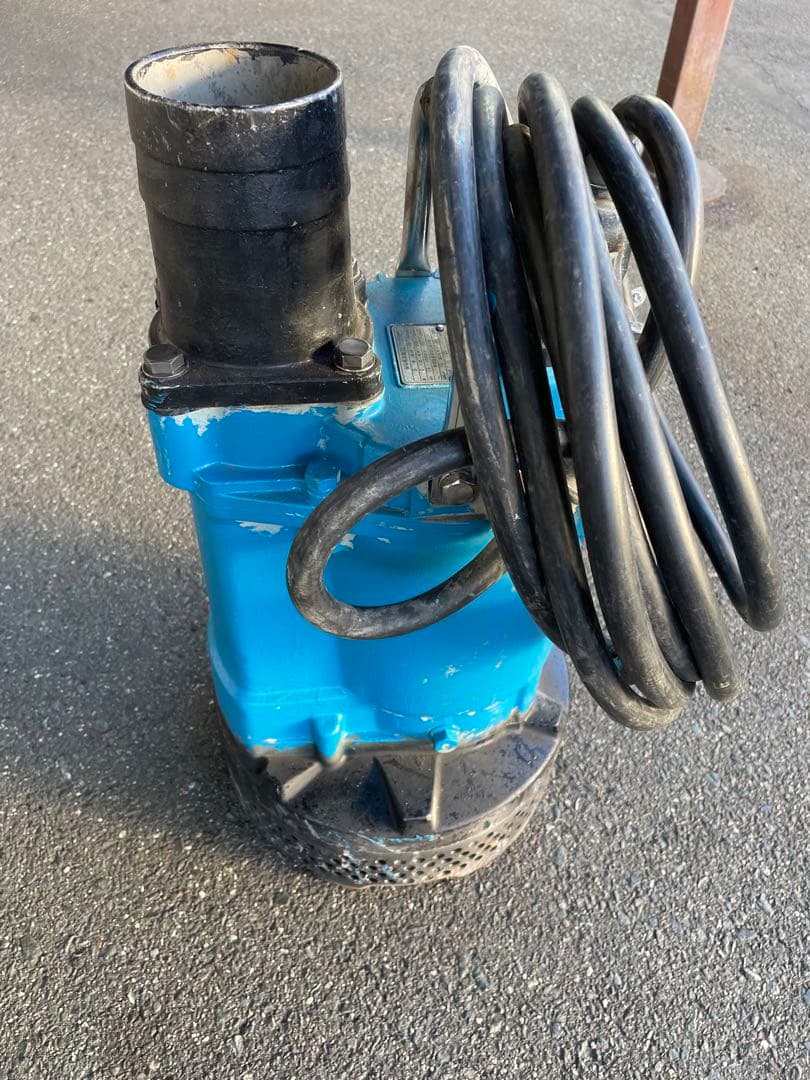 ツルミKTV3-55ハイスピンポンプ工事排水用5.5Kw 200V 50Hz