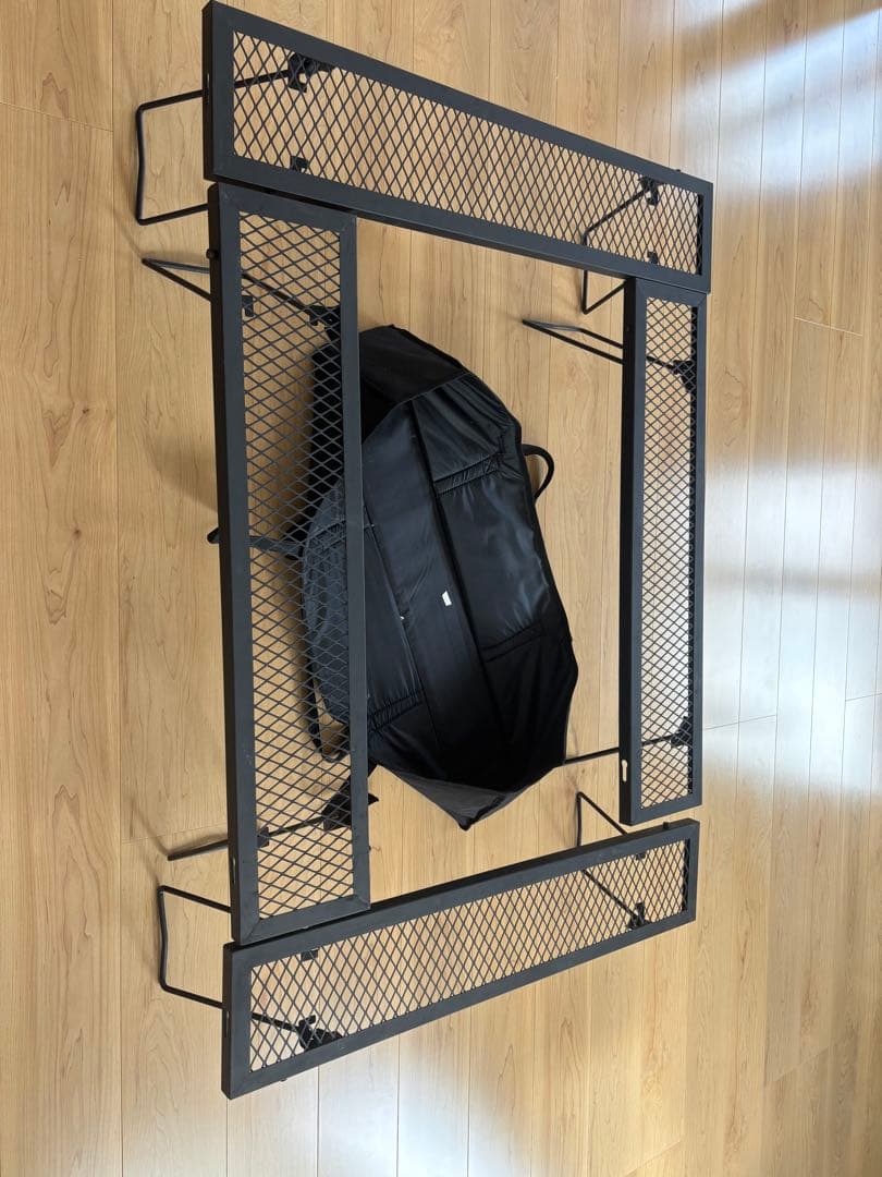 アウトドアテーブル メタル製 収納バッグ付き