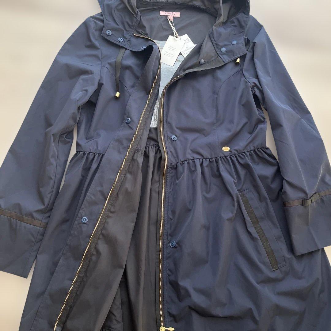 【トッカ 】レインコート　リボン　スプリングコート　Aライン