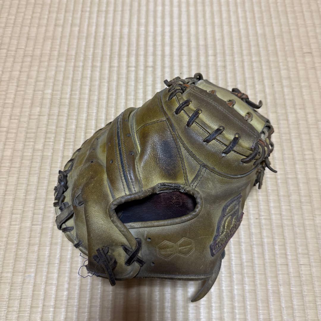 ジュニアグラス 硬式野球グローブイエロー