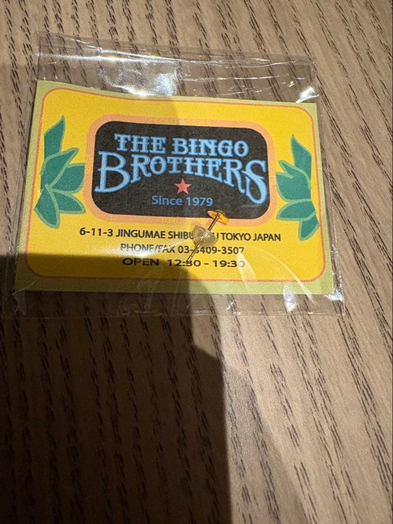 ビンゴブラザーズ bingo brothers 24k スターメタルピアス
