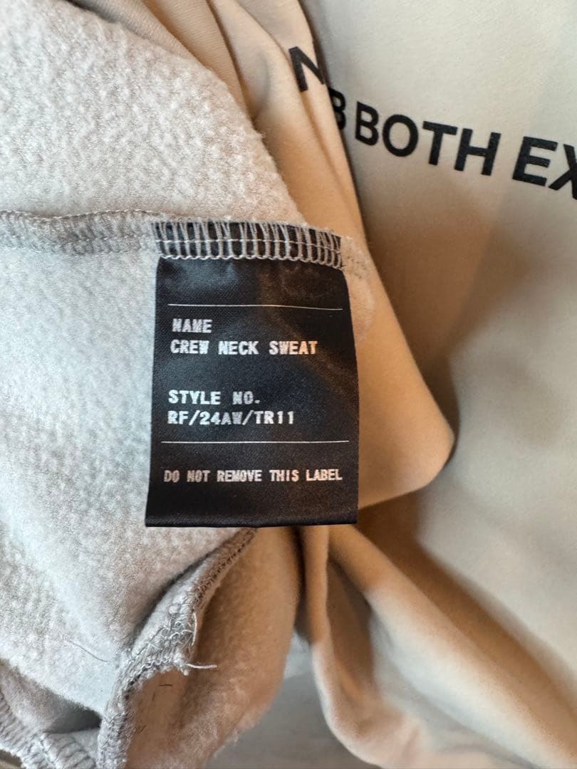 RUFFLOG ラフロッグ HALF ZIP SWEATSHIRT BEIGE