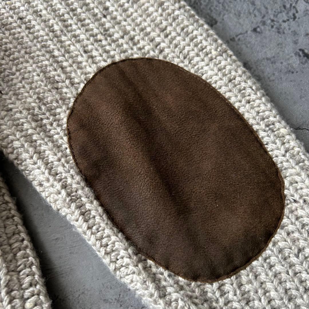 美品 Abercrombie & Fitch XL グレー ニット カーディガン