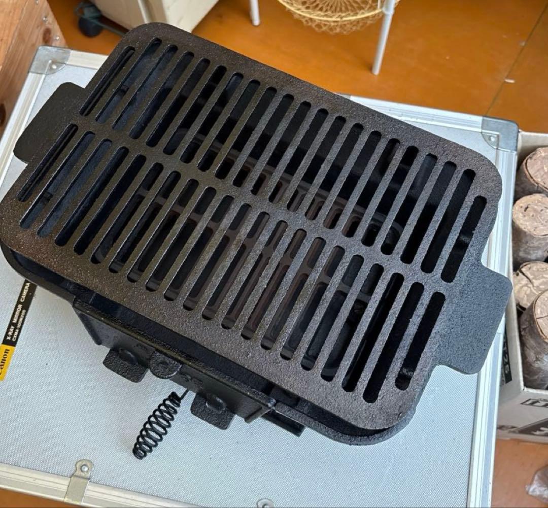 4個❗️尾上製作所(ONOE) 鉄鋳物　こんろバーベキューグリル　たこ焼き べーえ