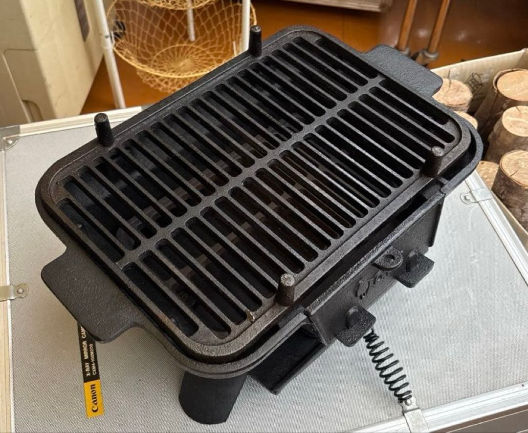 4個❗️尾上製作所(ONOE) 鉄鋳物　こんろバーベキューグリル　たこ焼き べーえ