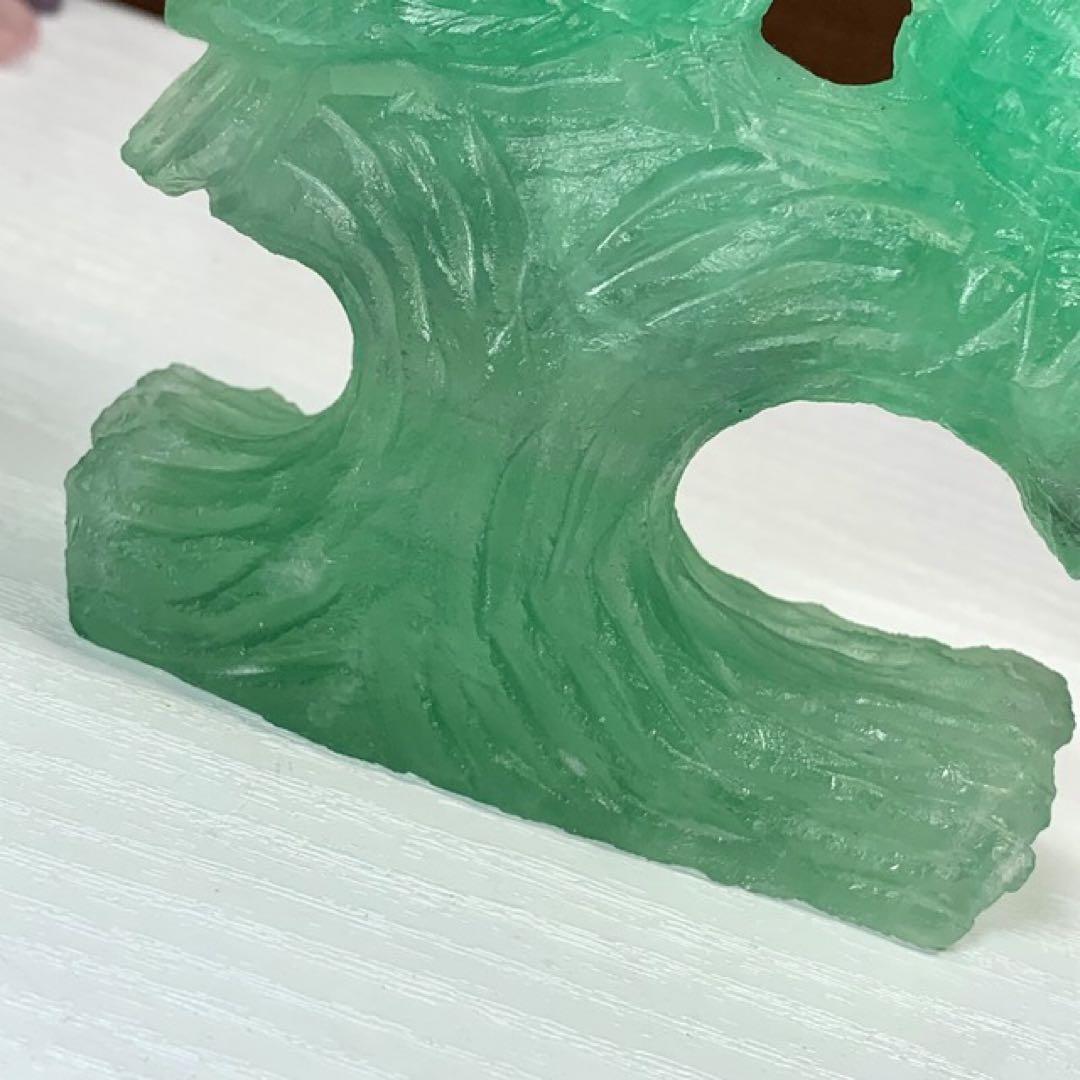 ALLSALE☆かわいいグリーンフローライト・ふくろう