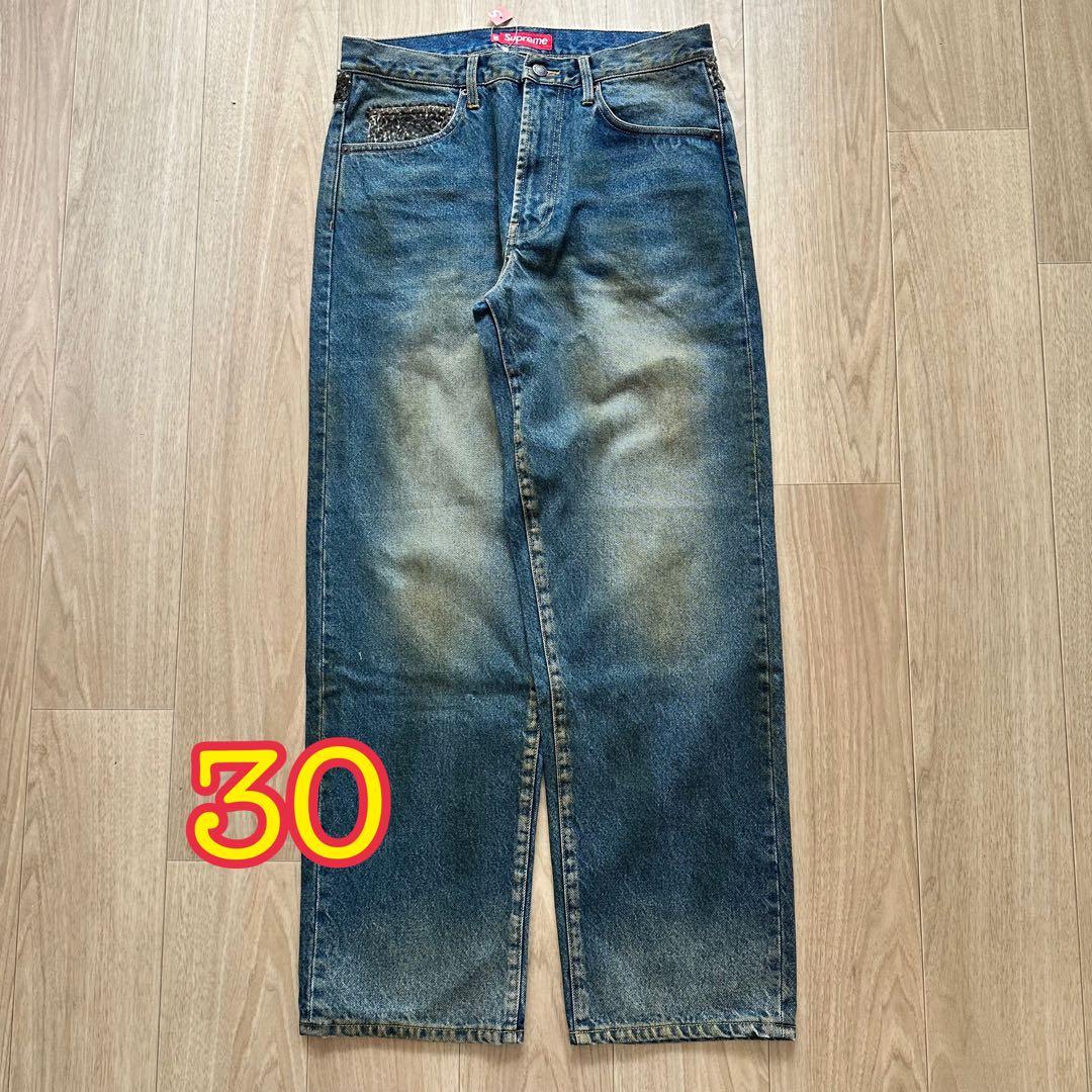 Supreme Leopard Faux Fur Loose Fit Jean - メルカリ