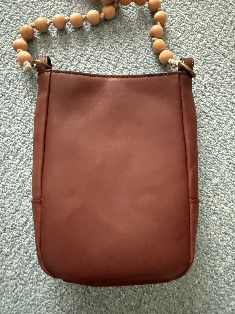 yubeshi×dakotaコラボ ガトー ミニショルダーバッグ チョコ