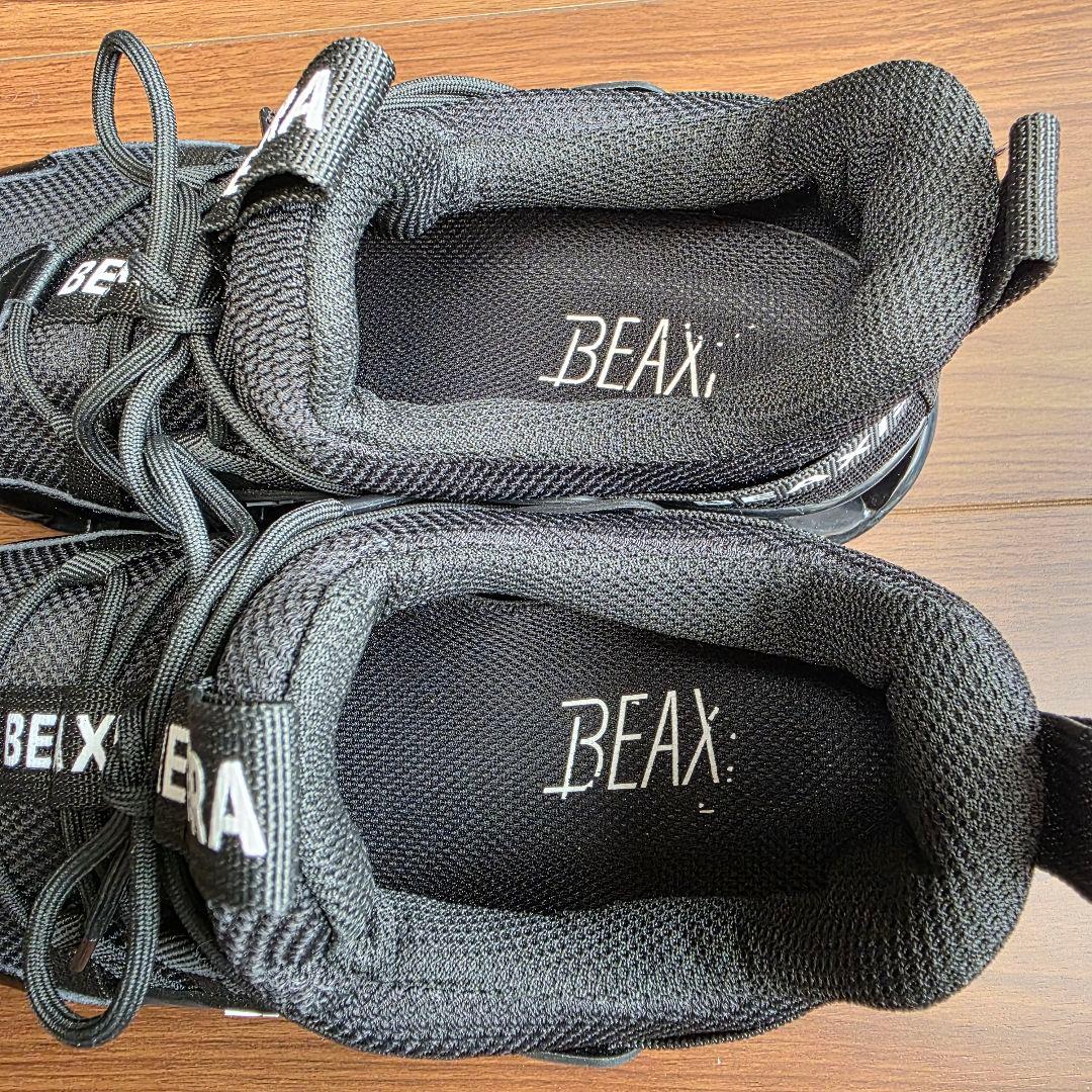 BEAXIS バランスコアスニーカー L 24.5cm 黒 ブラック