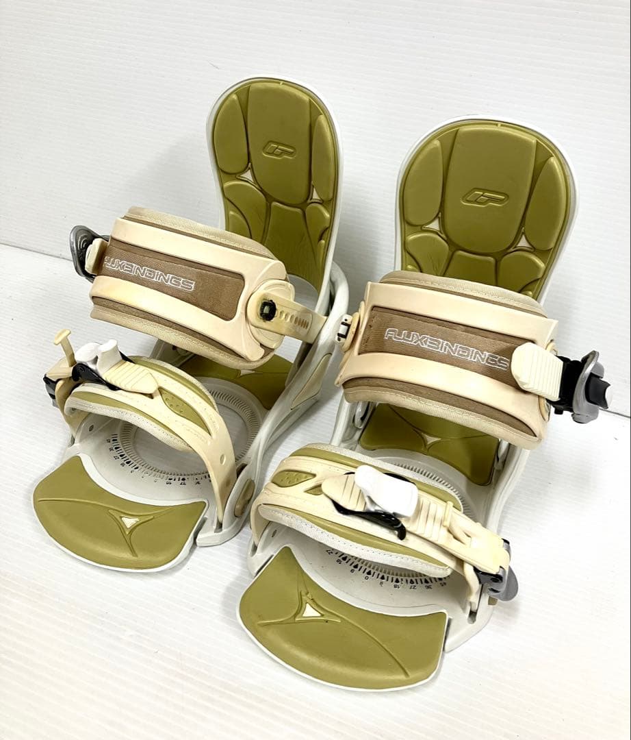 FLUX フラックス◆ビンディング FTA5MW パールホワイト Mサイズ 中古