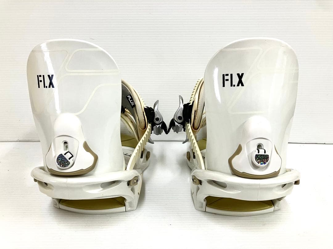 FLUX フラックス◆ビンディング FTA5MW パールホワイト Mサイズ 中古
