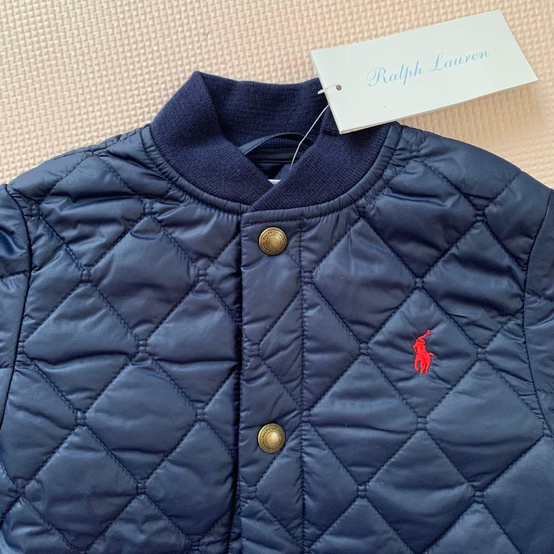 新品♡ラルフローレン　ベースボールジャケット　24M 90 キルティング