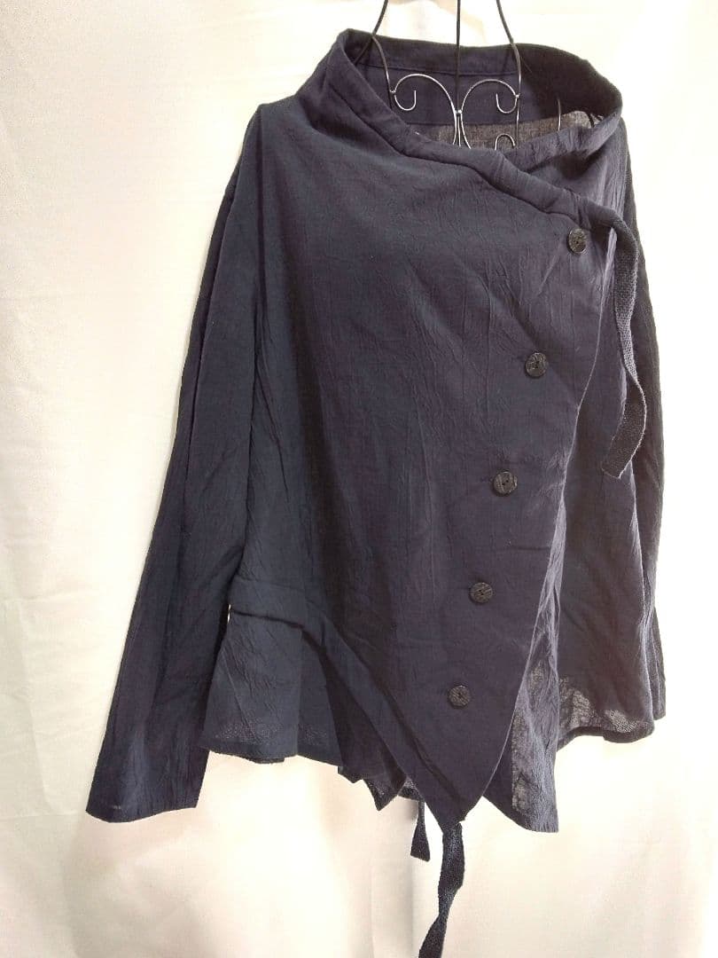 センソユニコ　慈雨　ジウ　ブラック　 アウター　コート　羽織り物